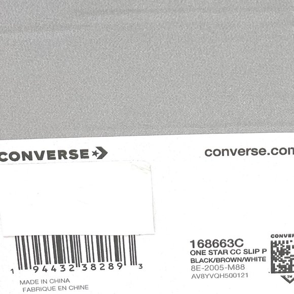 💖MEGA SALE💖Converse Womens ONE STAR CC SLIP P Brown Canvas Skate 168663C - Picture 9 of 9